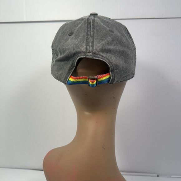 Lot Of 3 Women's Distressed Hats Truckers Caps - NYC-lackpard-blessed-EUC - Picture 12 of 12